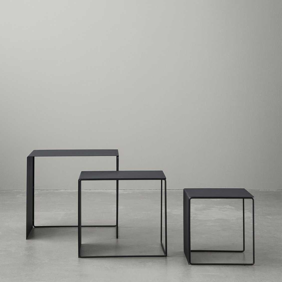 Ferm Living Cluster Tables - Set of 3 - Black