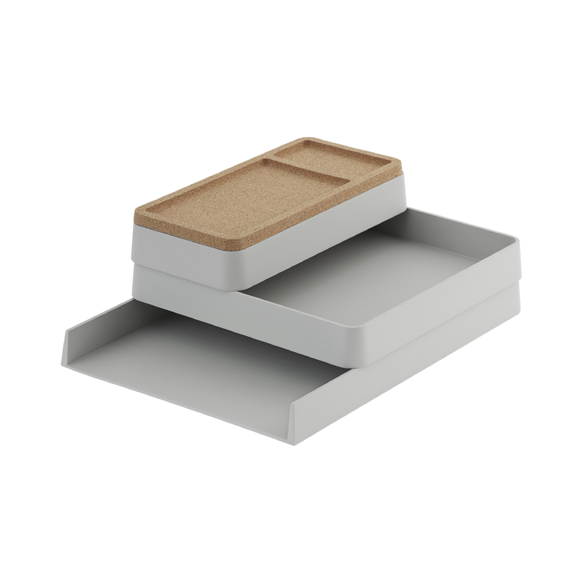 Muuto Arrange Desktop Series - Config 1 - Grey + Cork
