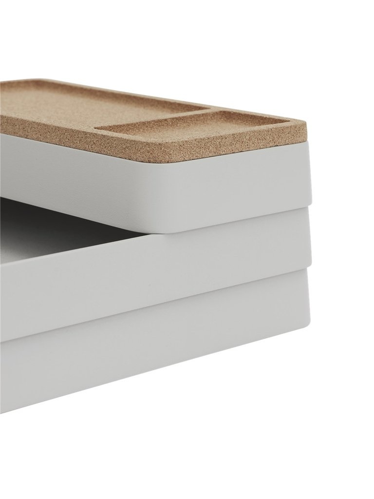 Muuto Arrange Desktop Series - Config 1 - Grey + Cork