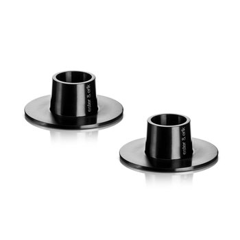 Ester & Erik Candle Holder - medium - MATT BLACK - 2 stuks