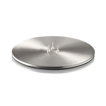 Ester & Erik Candle Plate medium - MATT SILVER