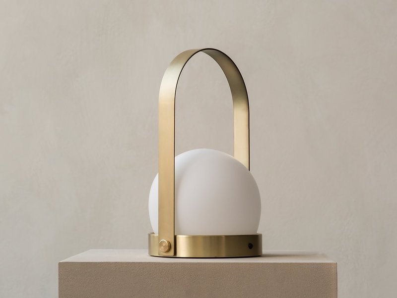 Audo Copenhagen Carrie LED Lamp, Brushed Brass