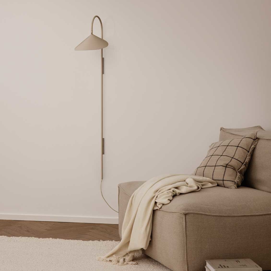 Ferm Living Calm Cushion - Camel/Black