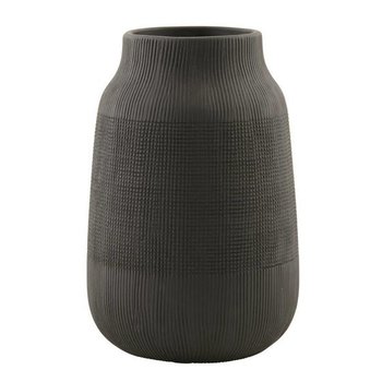 Vase - Groove, black L