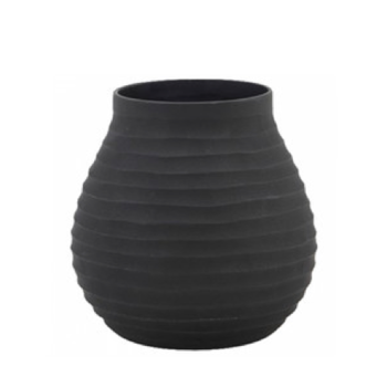 Vase - Groove, black S