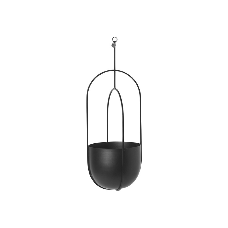 Ferm Living Hanging Deco Pot - Black
