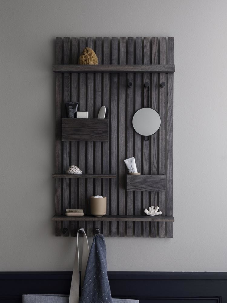 Ferm Living Wooden Multi Shelf - Stained Black