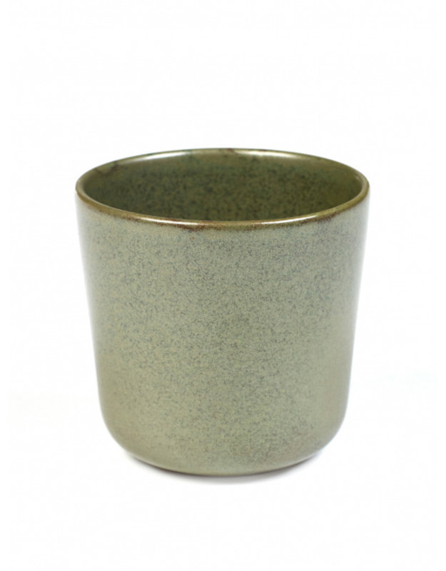 Serax MUG SURFACE ZONDER OOR D9 H8,5 CAMOGREEN