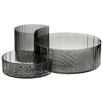 AYTM CONCHA bowls, set/3 Black
