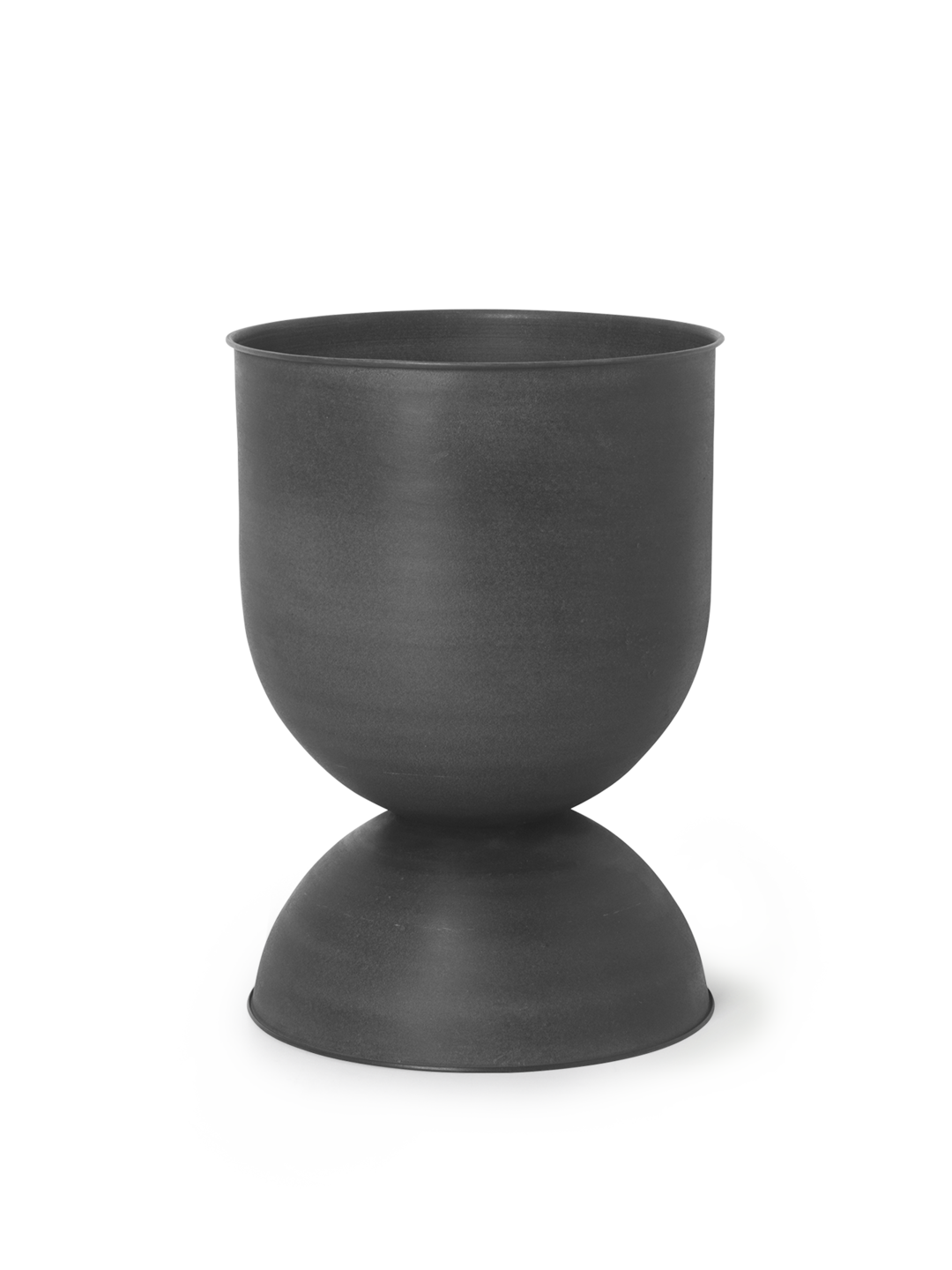 Ferm Living Hourglass Pot - Medium - Black/Dark Grey