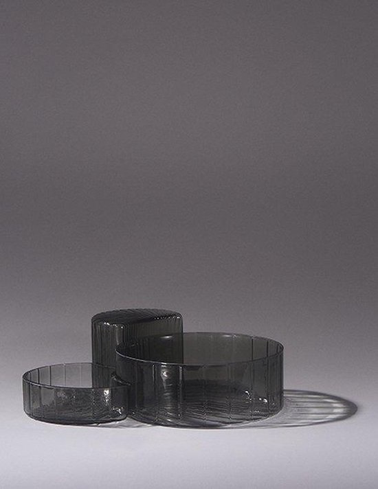 AYTM CONCHA bowls, set/3 Black