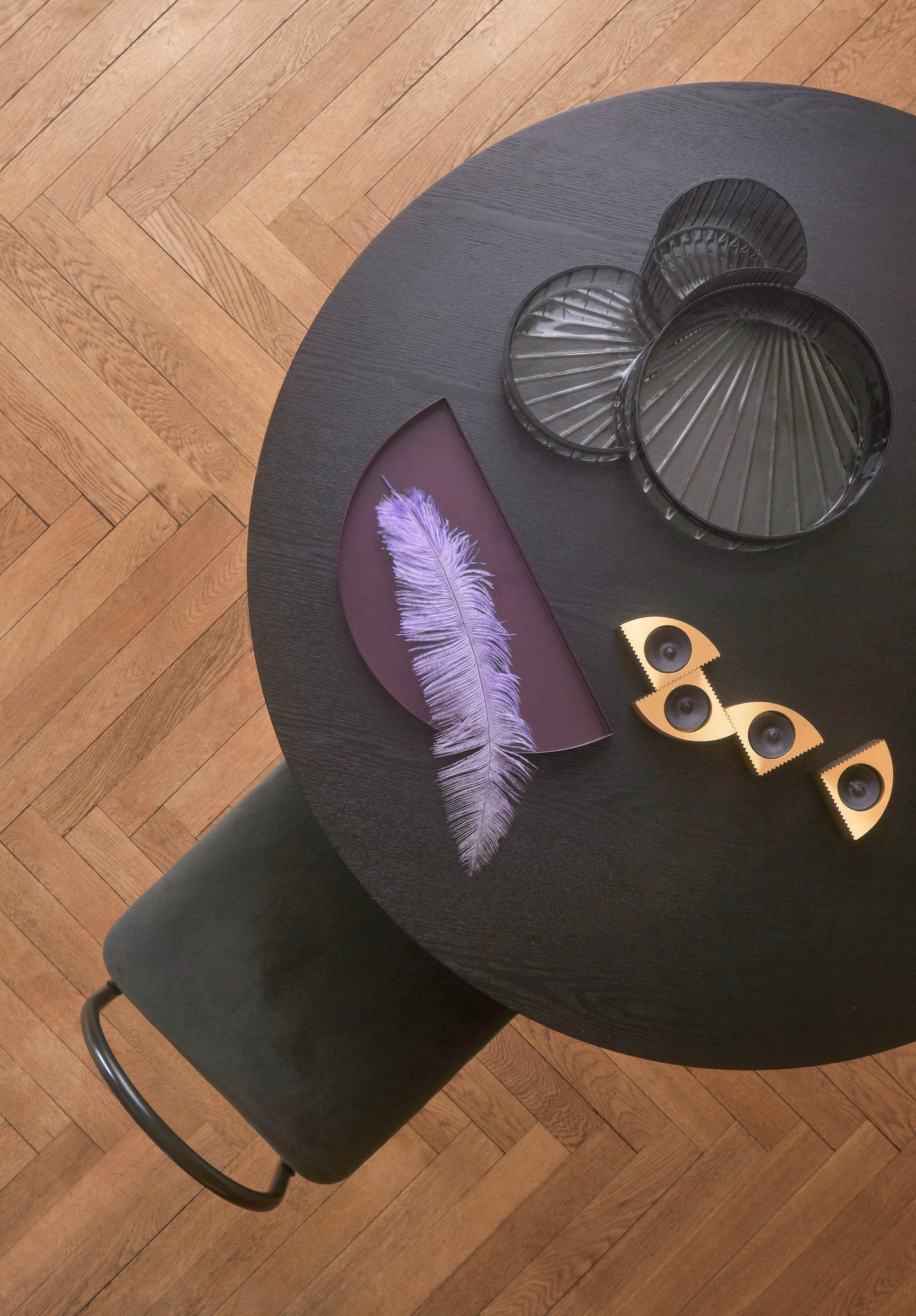 AYTM CONCHA bowls, set/3 Black