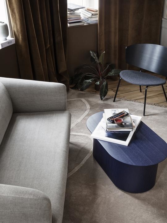 Ferm Living Turn Sofa 2-Seater - Cotton Linen - Natural