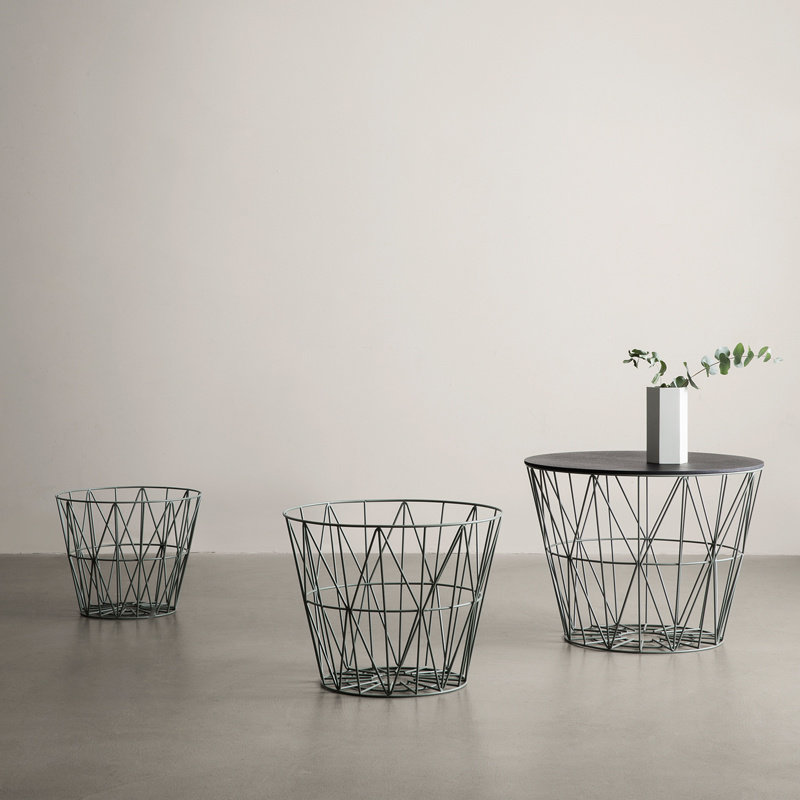 Ferm Living Wire Basket - Black - Medium