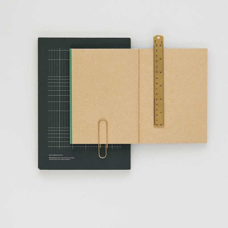 Note Book - geometric, Dark Green