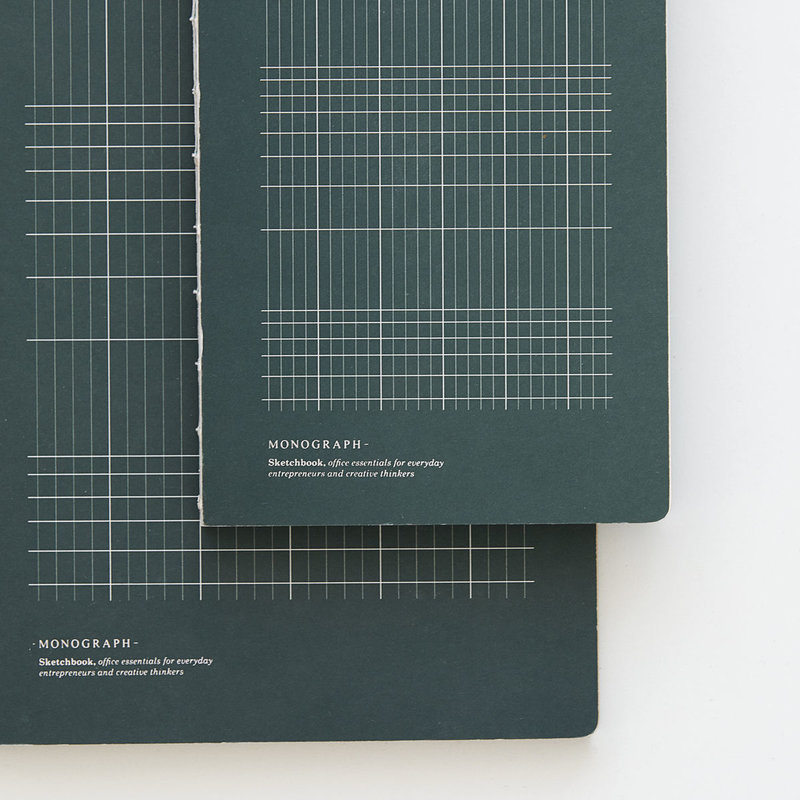 Note Book - geometric, Dark Green