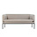 Ferm Living Turn Sofa 2-Seater - Cotton Linen - Natural