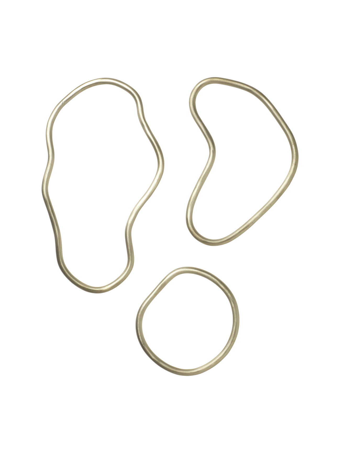 Ferm Living Pond Trivets  Brass