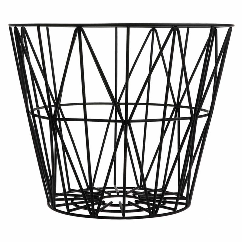 Ferm Living Wire Basket - Black - Small