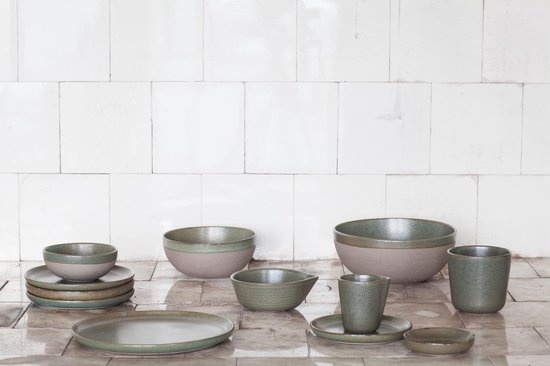 Serax RISTRETTO MUG SURFACE ZONDER OOR D6 H6 CAMOGREEN