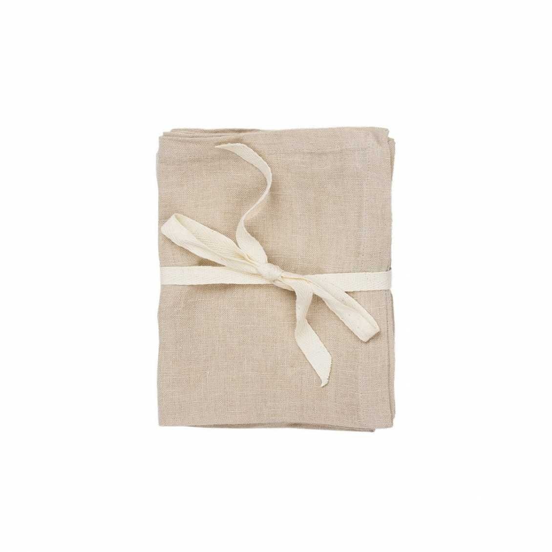 Ferm Living Linen Napkins - Set of 2 - Natural