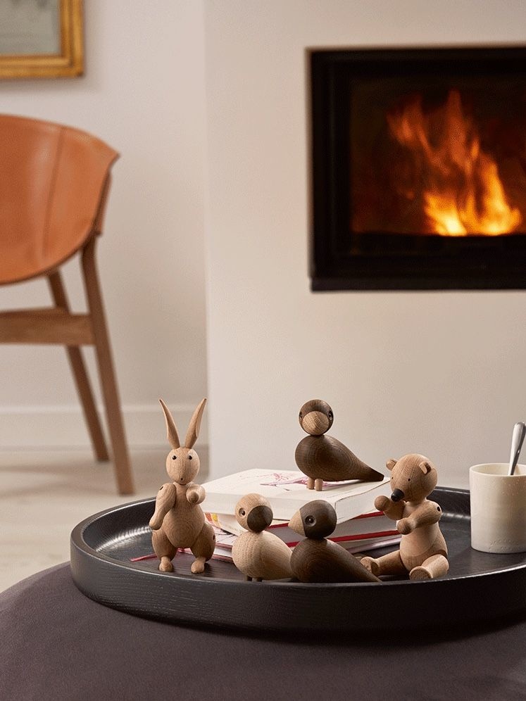 Kay Bojesen Bear small oak/maple