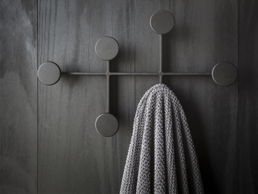 Audo Copenhagen Afteroom Coat Hanger, Black