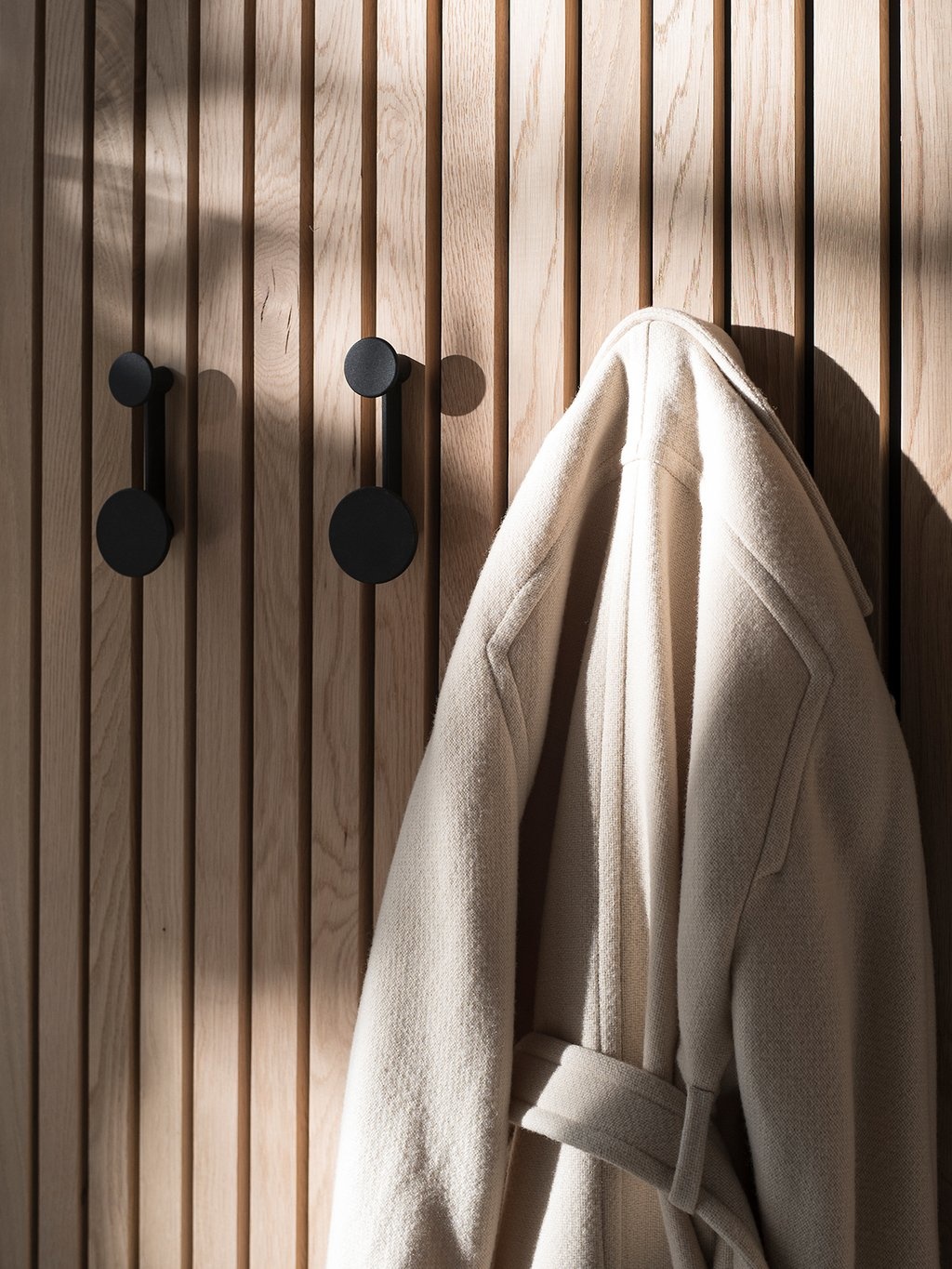 Audo Copenhagen Afteroom Coat Hanger, Small, Black