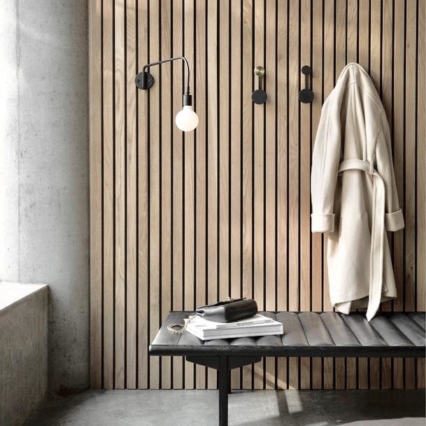 Audo Copenhagen Afteroom Coat Hanger, Small, Black