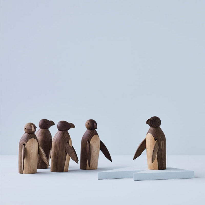 Lucie  Kaas Skjøde Collection, Penguin Small H13cm | Smoked Oak