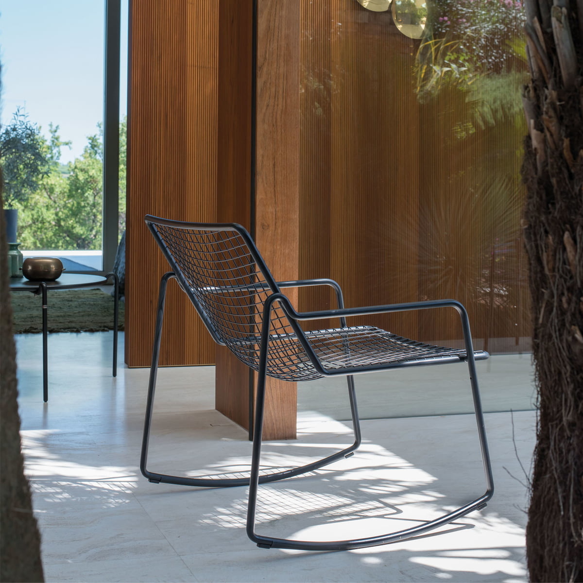 EMU Rio R50 Swing Lounge Chair Black