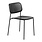 HAY Soft Edge 40 Chair Black steel base Black oak seat/back