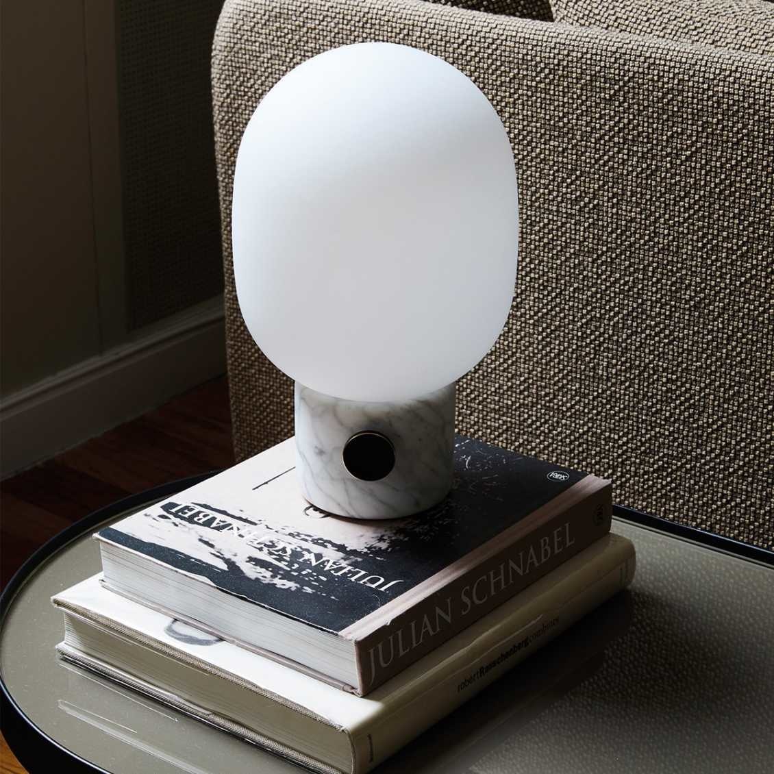 Audo Copenhagen JWDA Table Lamp Large, Marble, White