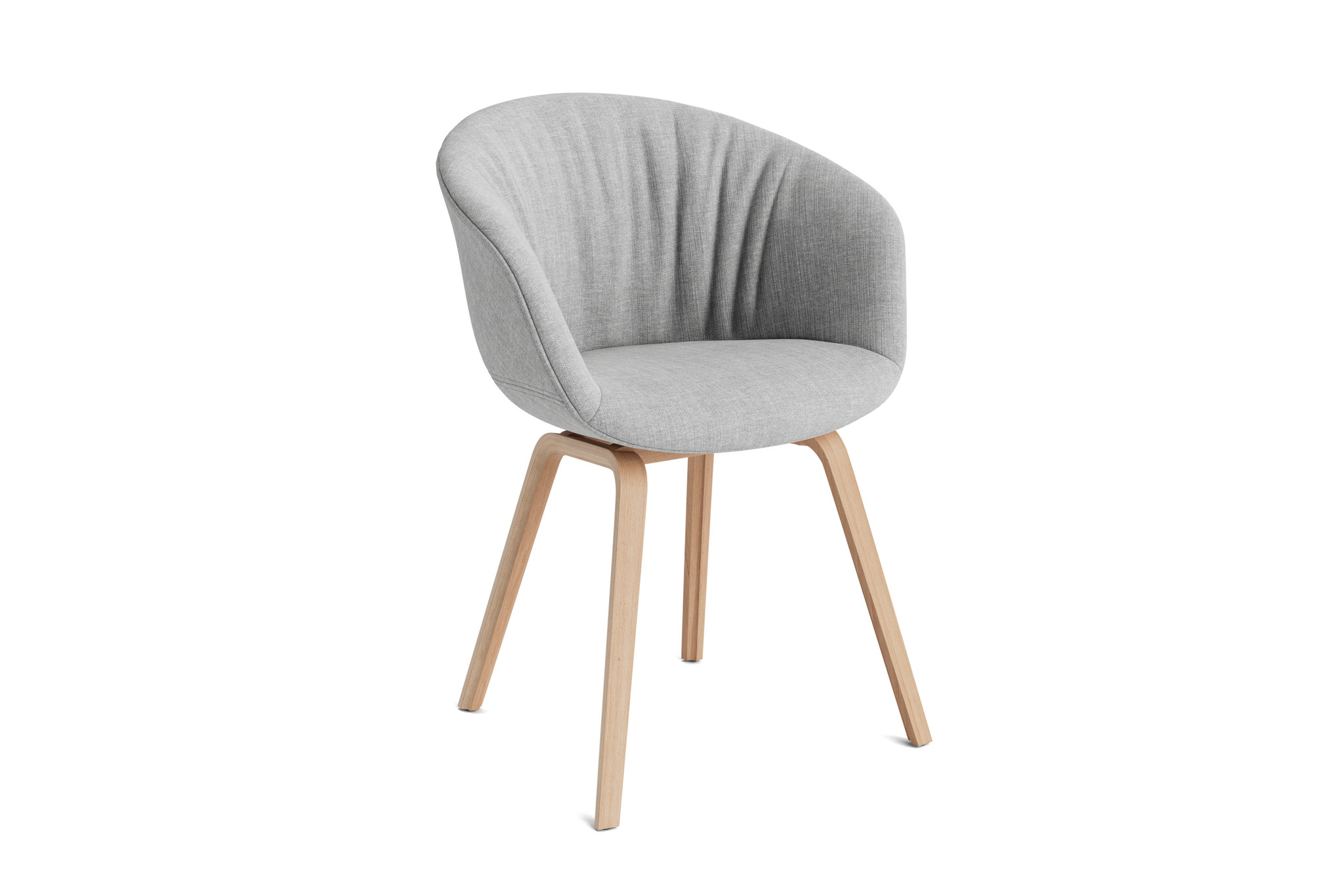 HAY AAC23 Soft Chair (About A Chair22) - Lacquered oak Re-wool/128 w. felt glider - SHOWROOM MODEL  SET OF 2