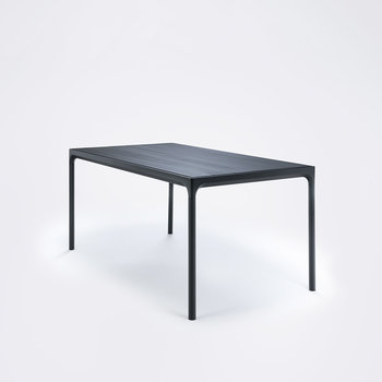 HOUE FOUR Table 160 cm - Black Aluminum