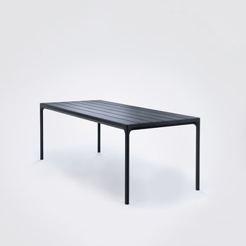 Houe FOUR Table 210 cm - Black Aluminum
