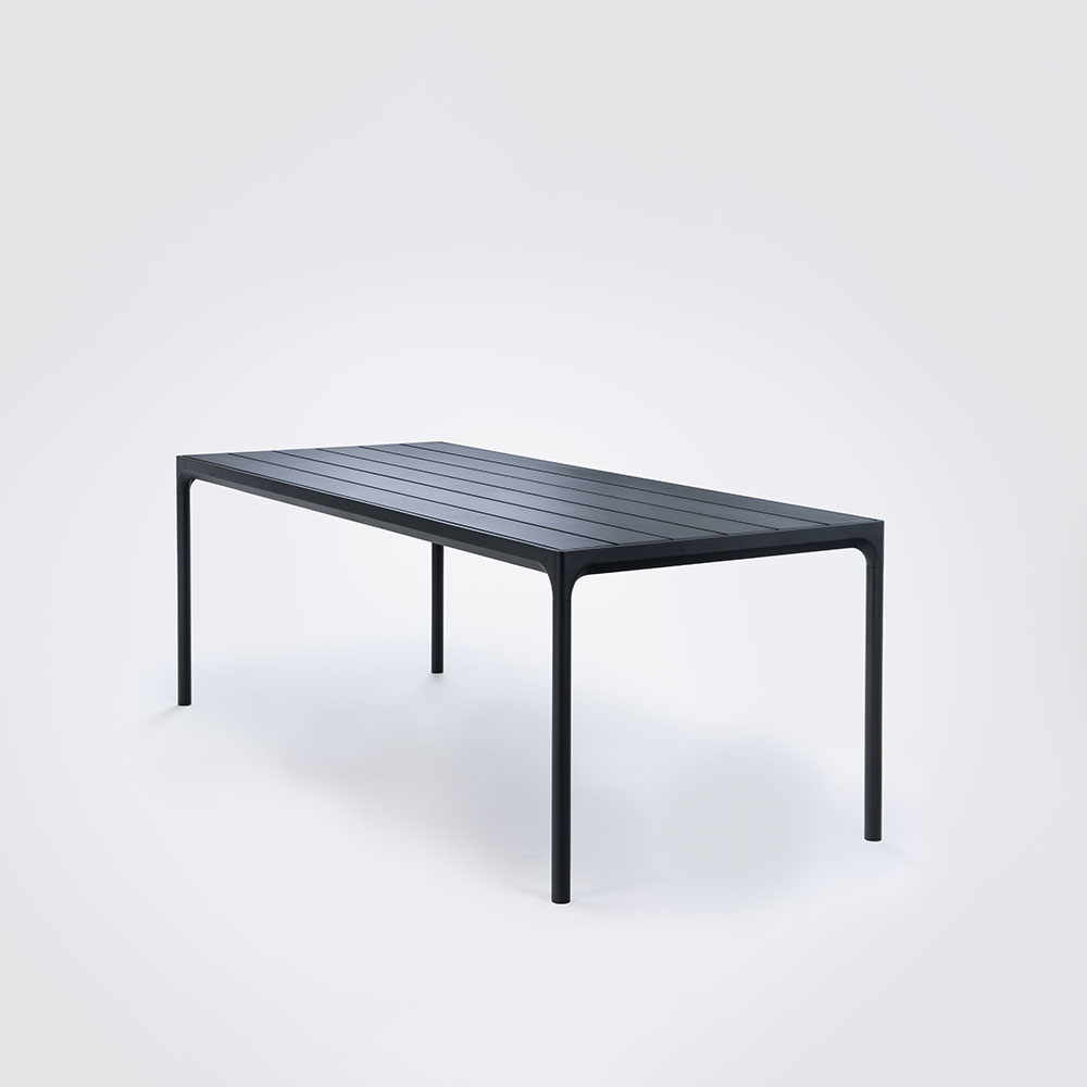 HOUE FOUR Table 210 cm - Black Aluminum