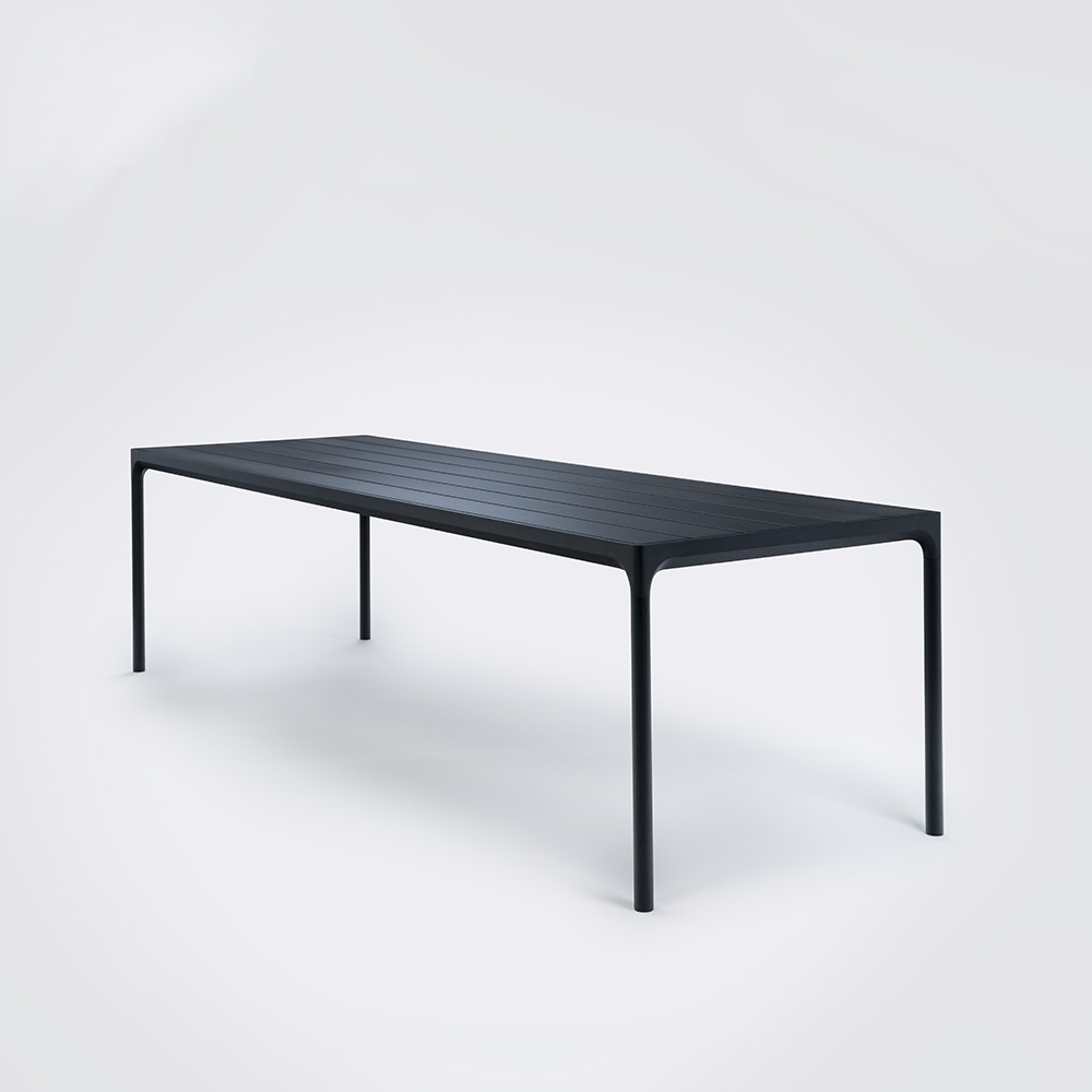 HOUE FOUR Table 270 cm - Black Aluminum