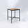 Houe FOUR Bar Table 90 cm - Table Top in Bamboo Black Frame