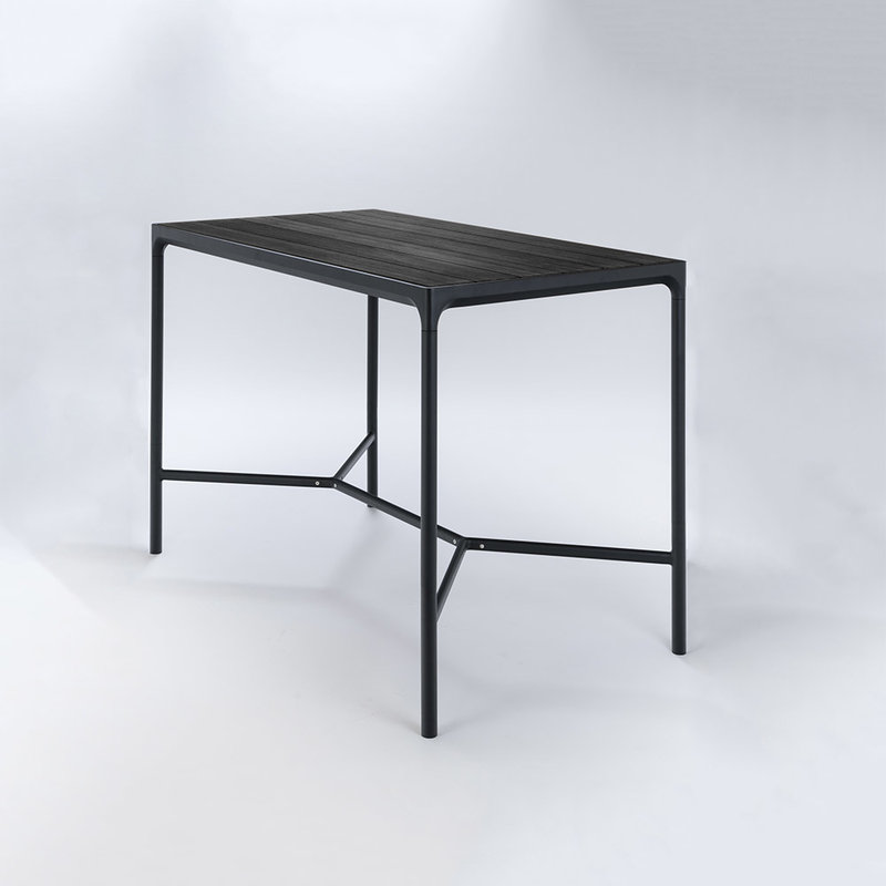 Houe FOUR Bar Table 160 cm - Black Aluminum