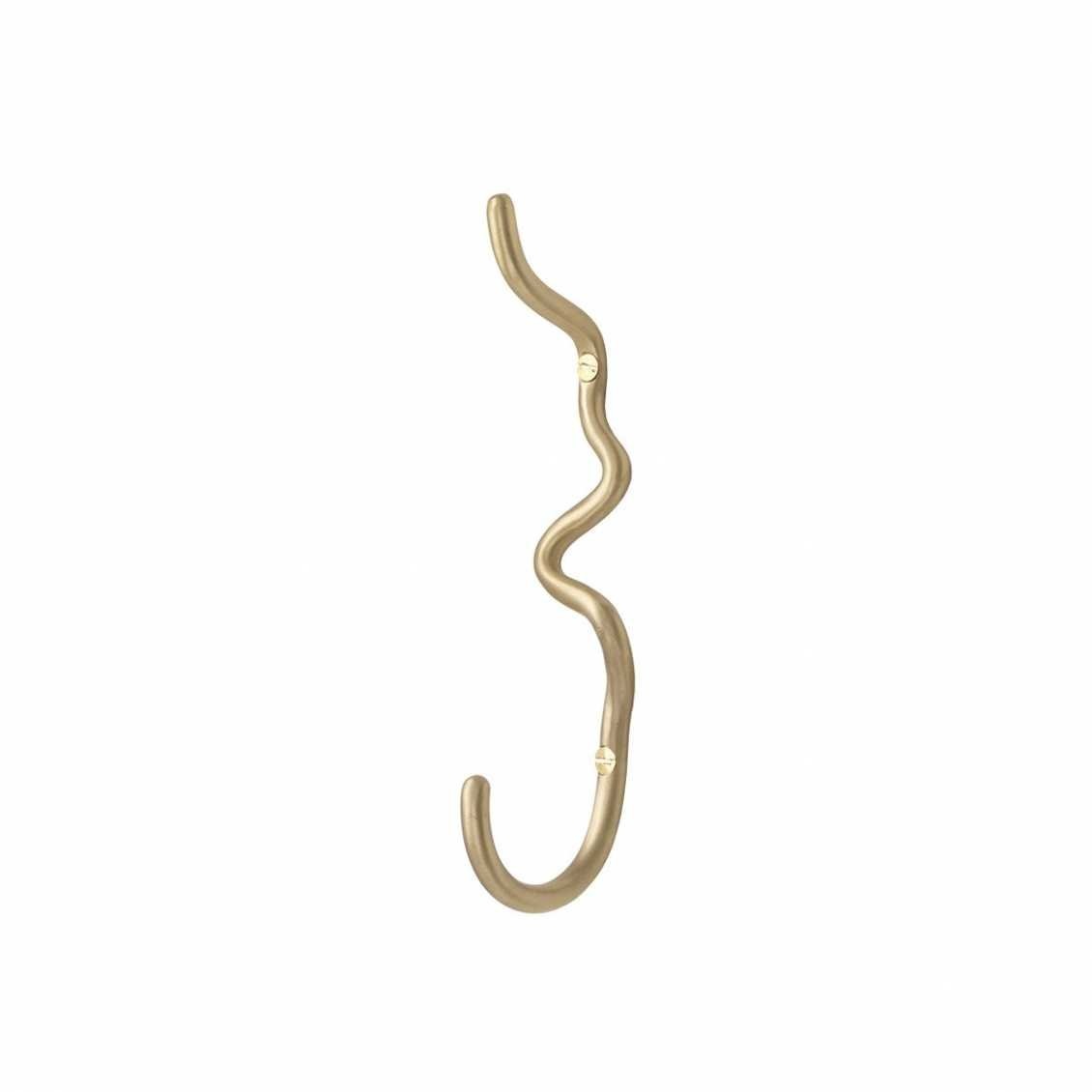 Ferm Living Curvature Hook - Brass
