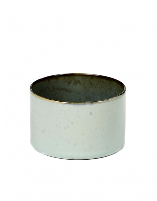 Serax BEKER CYLINDER LAAG TERRES DE RÊVES D7,5 H5 LIGHT BLUE / SMOKEY BLUE