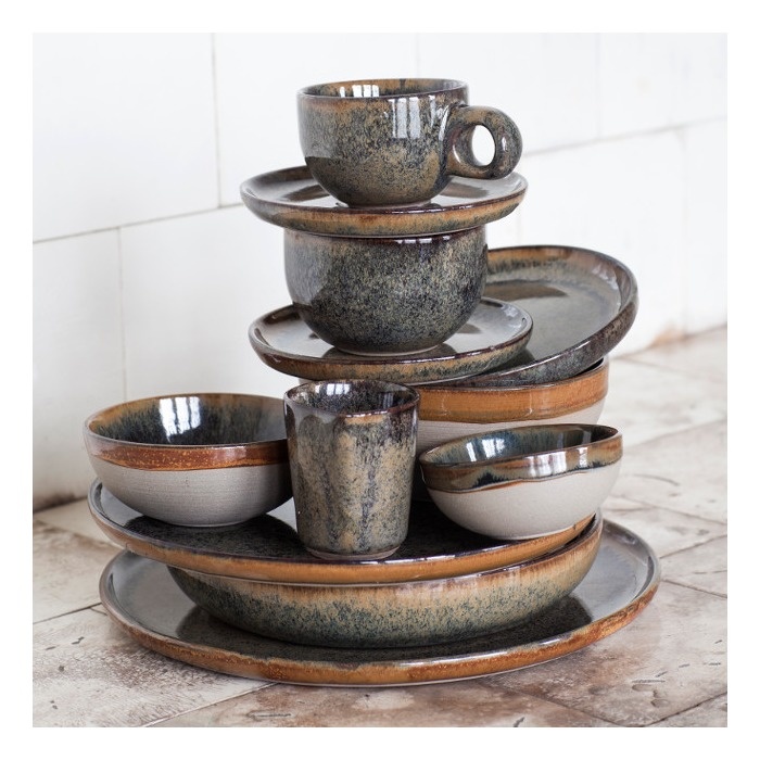 Serax BORD SURFACE L D27 H1,5 CAMOGREEN