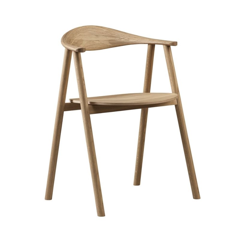 Bolia Swing dining chair - Lacquered oak