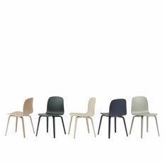 Muuto Visu Chair - Wood Base - Dark Grey