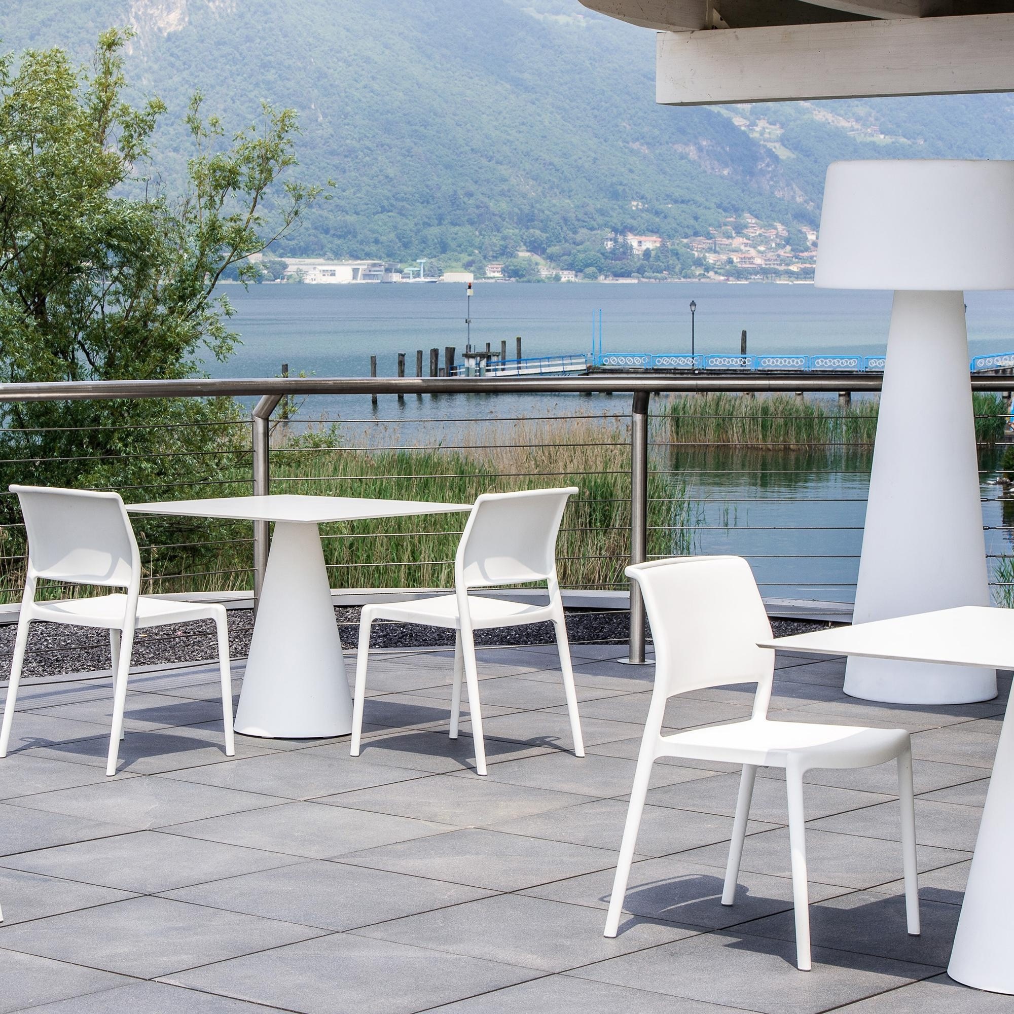Pedrali Chair ARA 310, polypropylene, light grey