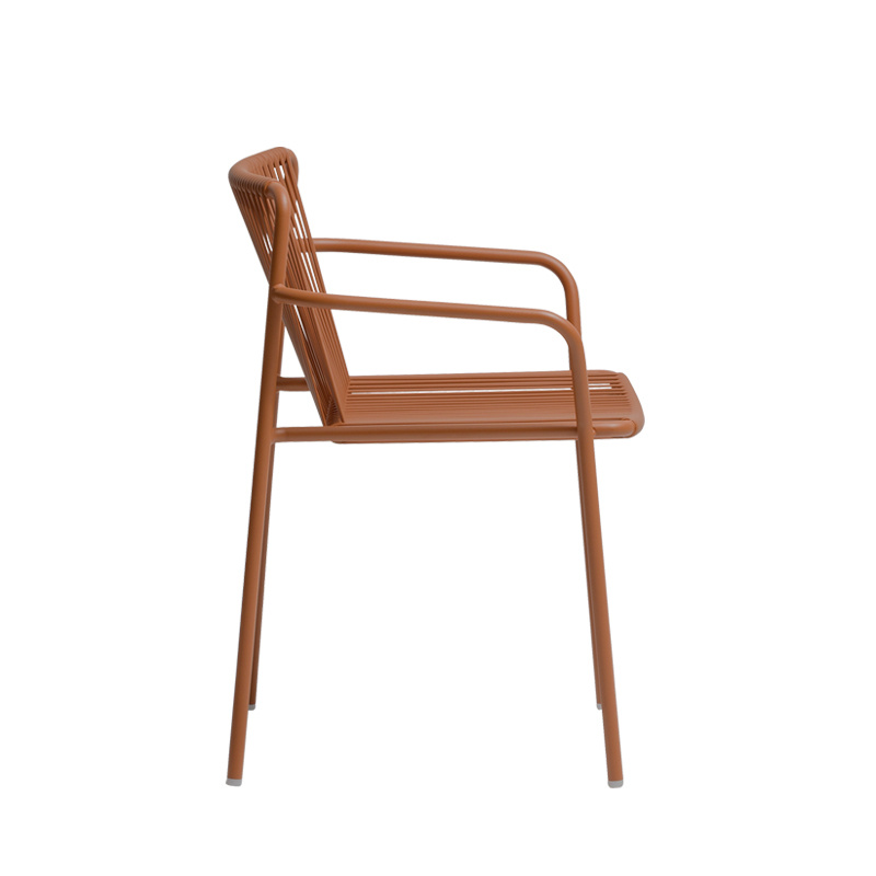 Pedrali Armchair TRIBECA 3665, terracotta TEE_1
