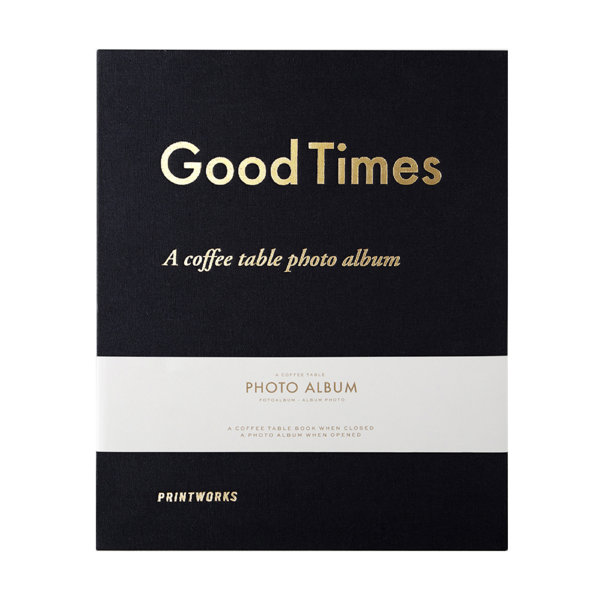 PRINTWORKS Photo album - Good Times - Black