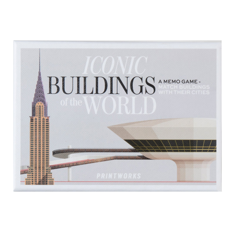 PRINTWORKS Memo Game - Iconic Buildings