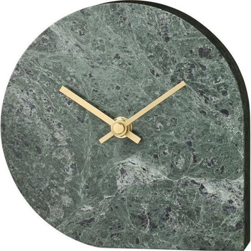 AYTM STILLA clock - Green Marble